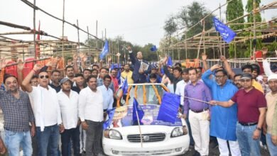 अंबेडकर जयंती की पूर्व संध्या पर बोकारो में निकली भव्य जागरूकता झांकी