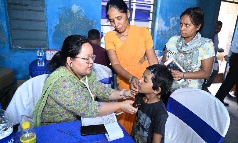 बीएसएल के सीएसआर के तहत बिशुनपुर गाँव में निःशुल्क मेडिकल कैंप का आयोजन