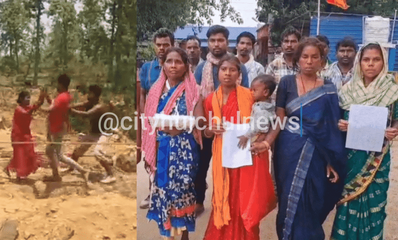 आदिवासियों की जमीन पर अवैध कब्जा, विरोध करने पर मारपीट