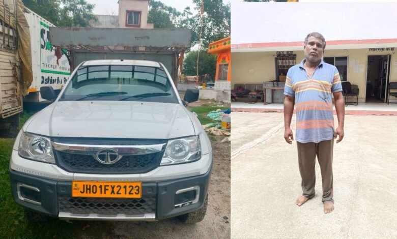 राँची: नामकुम में अवैध गौ-तस्करी का पर्दाफाश, पिकअप वाहन से 10 गोवंशीय पशु बरामद