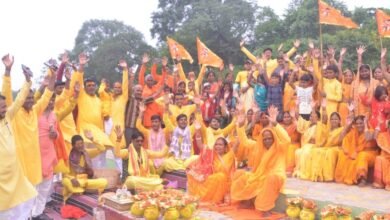 चास तारानगर में श्रीमद् भागवत ज्ञान यज्ञ की भव्य शुरुआत, कलश यात्रा से गूंजा भक्ति भाव