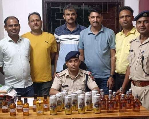 ऑपरेशन “सतर्क” के तहत आरपीएफ रांची की बड़ी कार्रवाई, नामकुम स्टेशन से जब्त की गई अवैध शराब