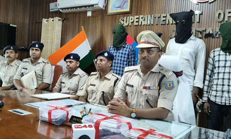 जामताड़ा लूट कांड का पुलिस ने किया खुलासा, चार अपराधी गिरफ्तार