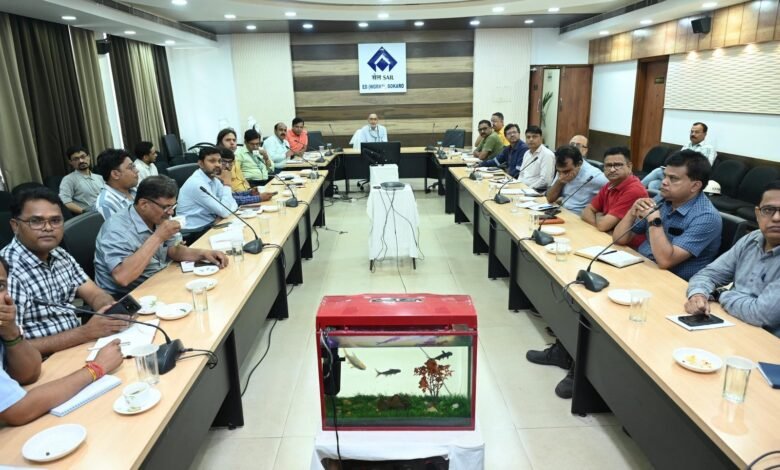 बीएसएल में सुरक्षा अधिकारियों के साथ आयोजित लाइन ऑफ फायर प्रबंधन विषयक सुरक्षा संवाद