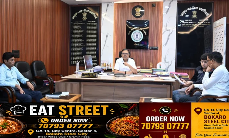 वीडियो कॉन्फ्रेंसिंग के माध्यम से SIR-2026 अभियान की समीक्षा करते डीसी अजय नाथ झा
