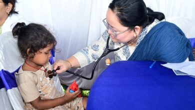 बैदमारा में बीएसएल द्वारा आयोजित निःशुल्क स्वास्थ्य जांच एवं परामर्श शिविर