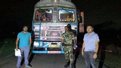 बोकारो नावाडीह में अवैध कोयला लदा ट्रक जब्त