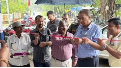 बोकारो थर्मल झारखंड चौक पर बस पड़ाव का उद्घाटन