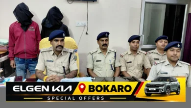 रांची नामकुम में हथियार और चोरी की दो मोटरसाइकिल के साथ दो आरोपियों की गिरफ्तारी