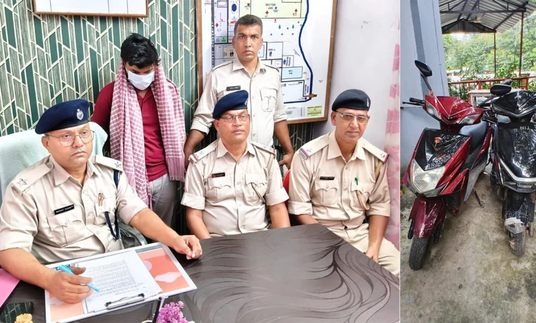 बोकारो सेक्टर-6 में चोरी की दो इलेक्ट्रिकल स्कूटी बरामद