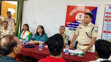 बालीडीह थाना में दशहरा और दुर्गा पूजा को लेकर आयोजित शांति समिति की बैठक