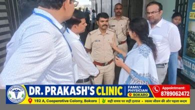 बोकारो में SSC CGL परीक्षा केंद्र का निरीक्षण करतीं डीडीसी शताब्दी मजूमदार